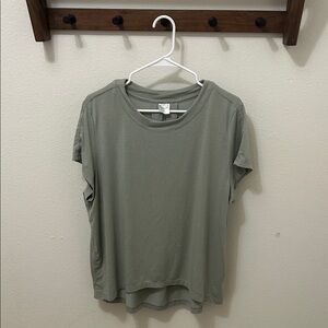 Athleta Sage Green Short Sleeve Tee